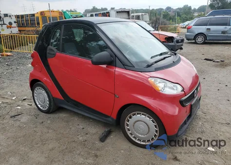 2015 Smart Fortwo Pure из США, поврежденный, VIN WMEEJ3BA3FK814636